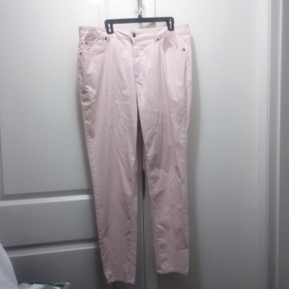 karl Lagerfeld pink sherbet pastel pants